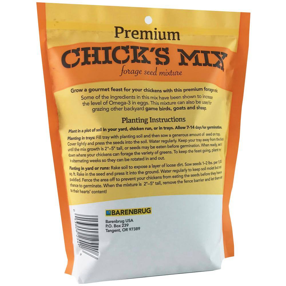 Barenbrug 1 lb. Premium Chick's Mix Forage Seed Mixture 25490