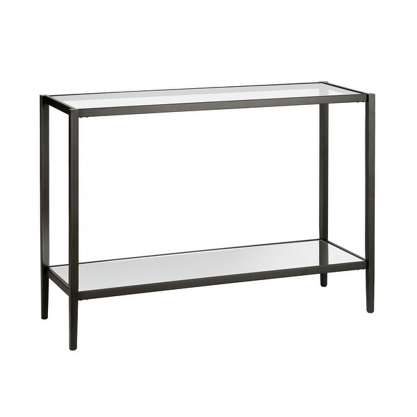 Silver Orchid Galeen Mirrored Accent Table