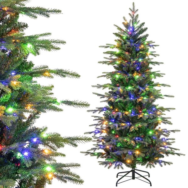 Costway 6/7.5/9 FT Artificial Christmas Tree with 714/1162/1770 Branch