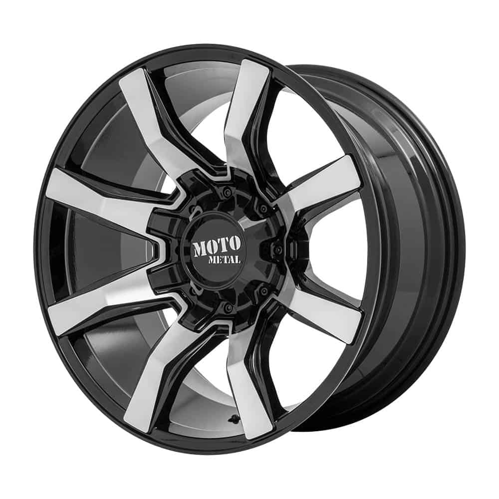 Moto Metal MO804 SPIDER MO804 22X10 5X5.0/5.5 G-BLK MACH -18MM