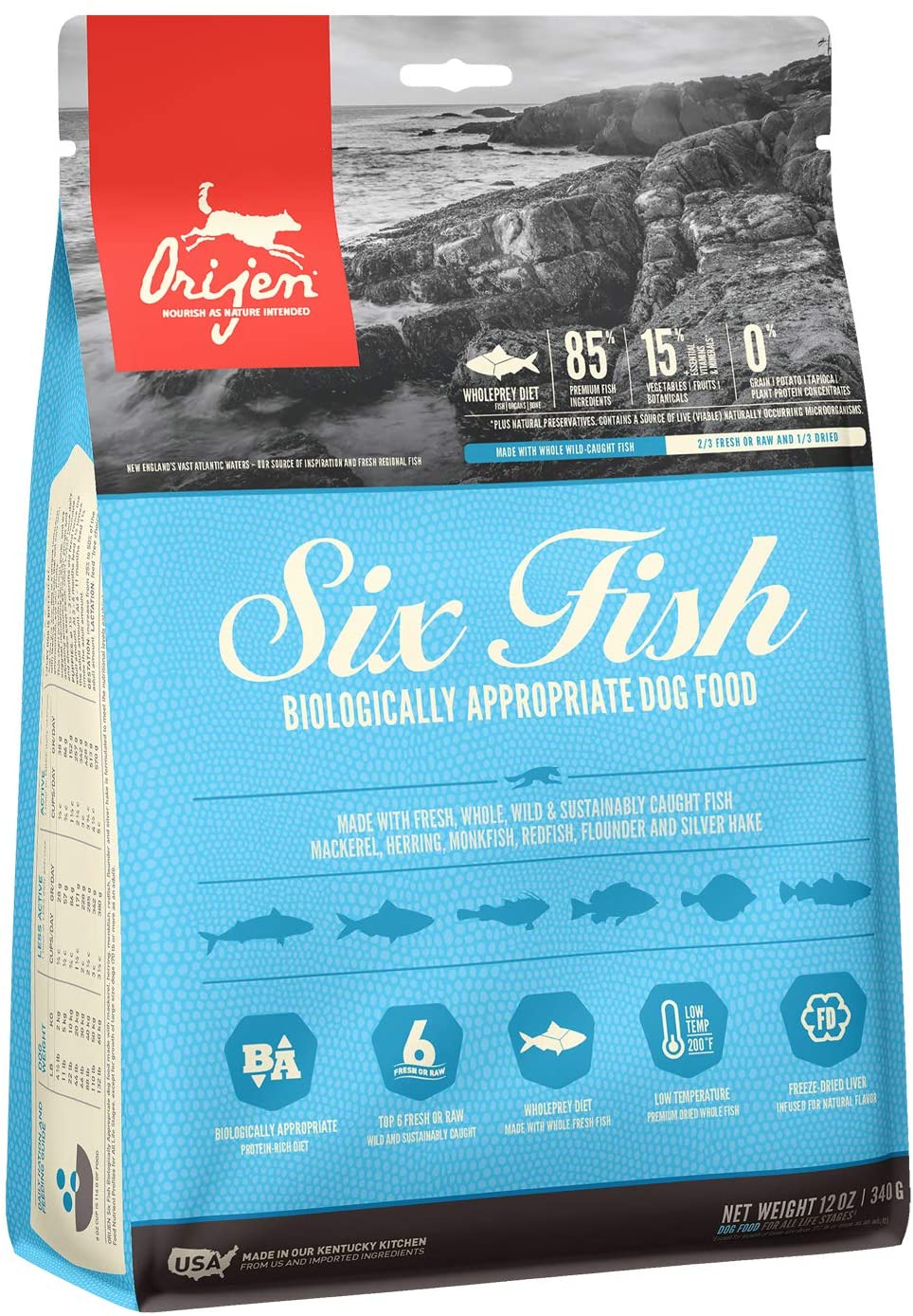 Orijen Six Fish Grain Free Dry Dog Food