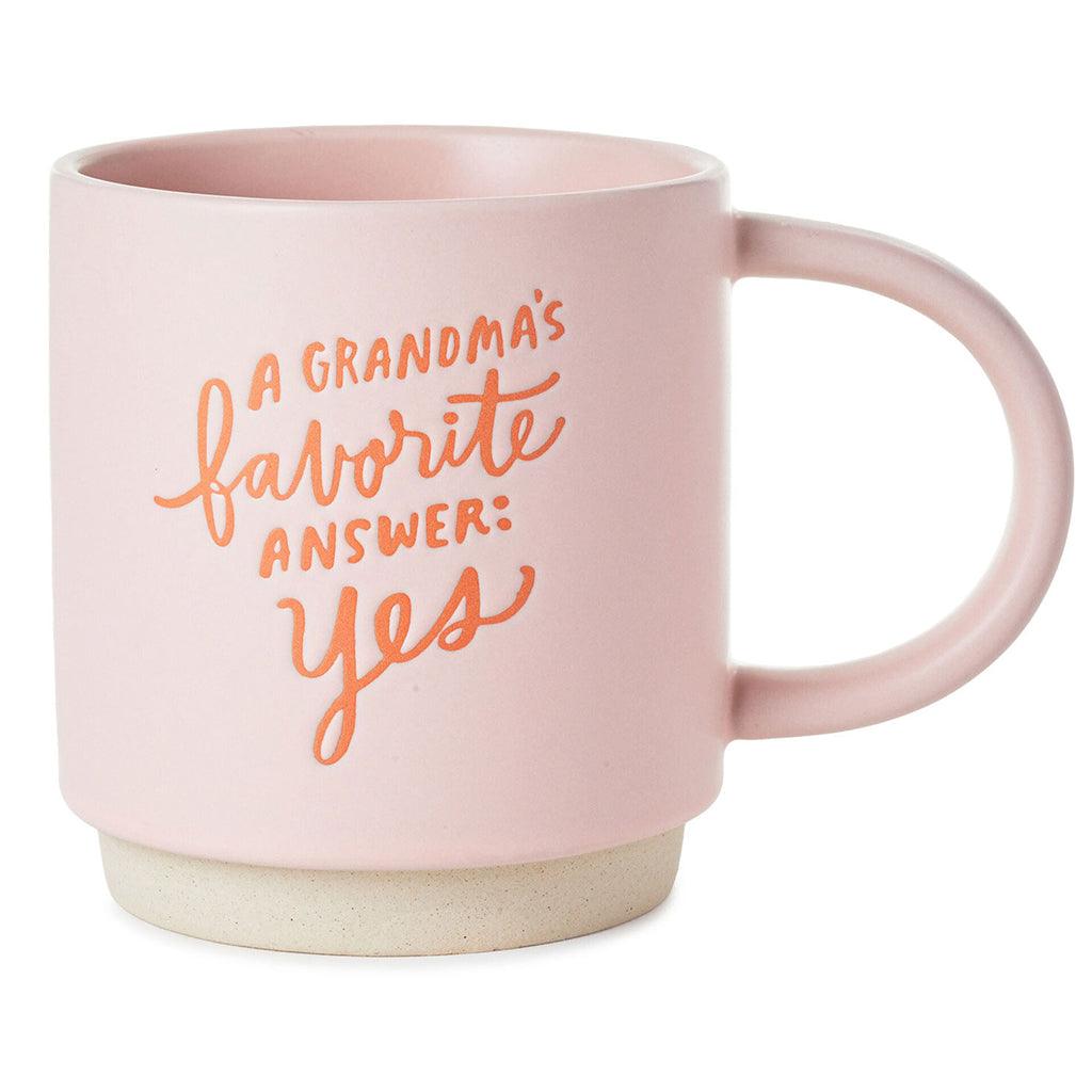 Hallmark  Grandma's Favorite Answer Mug, 16 oz.