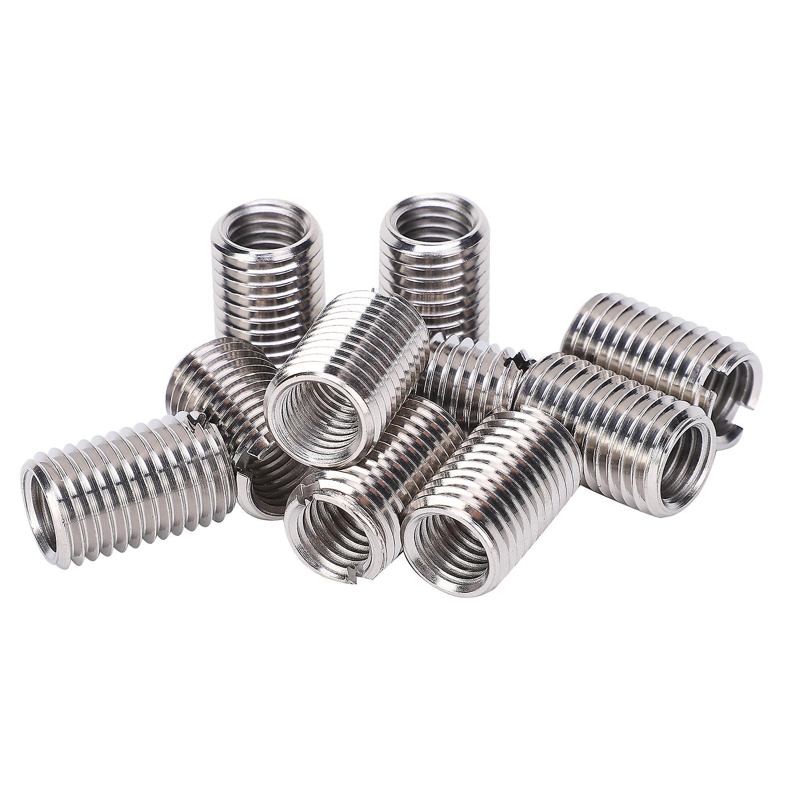 10pcs Thread Inserts Reducing Nut Repair Tool 303 Stainless Steel Male Female Fastener Hardware