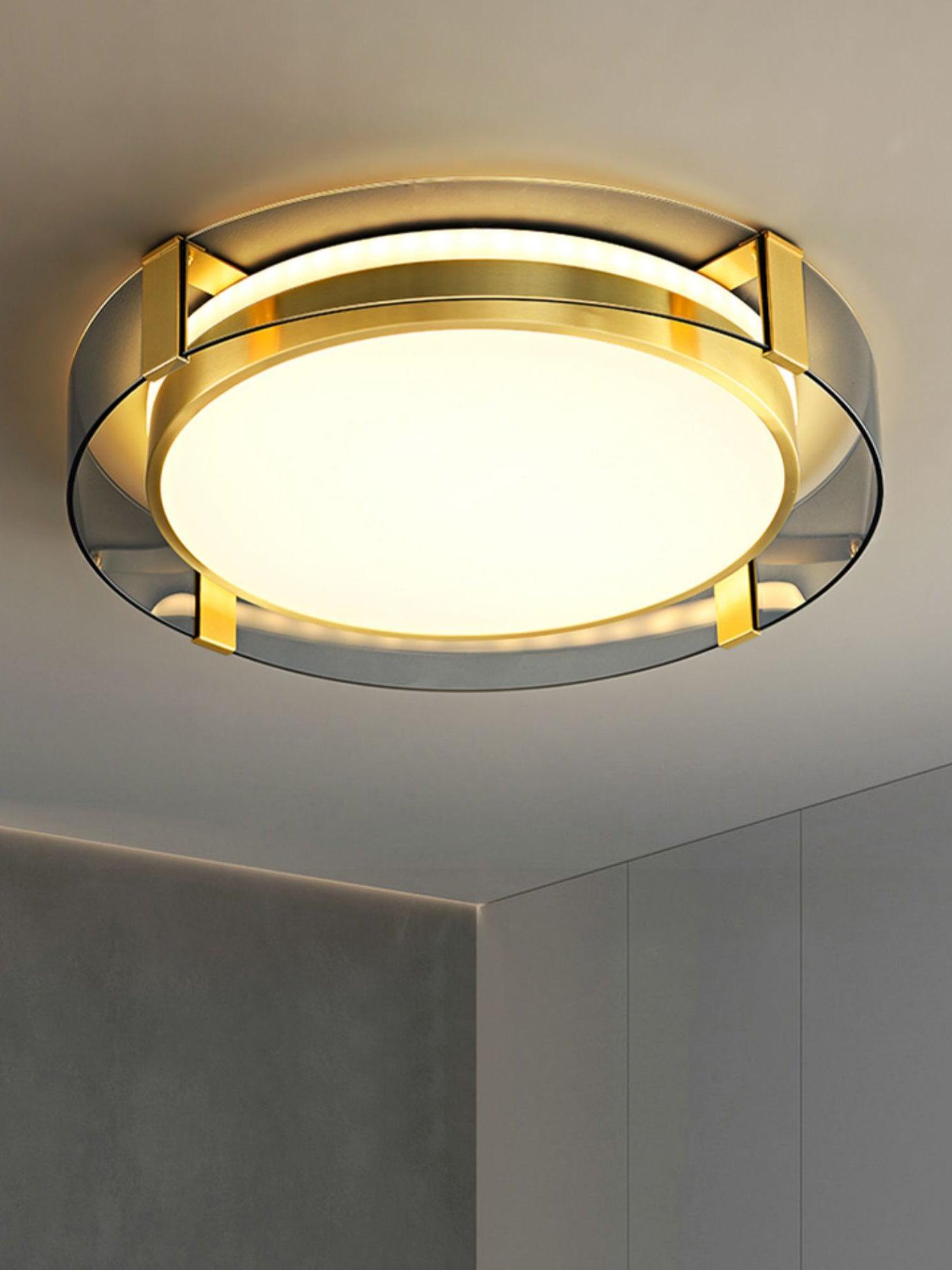 Round Low Profile Ceiling Light