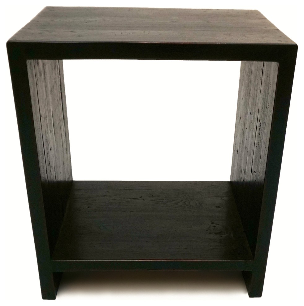 Teak Side Table No Drawer   Transitional   Side Tables And End Tables   by Idlewild Imports  Houzz