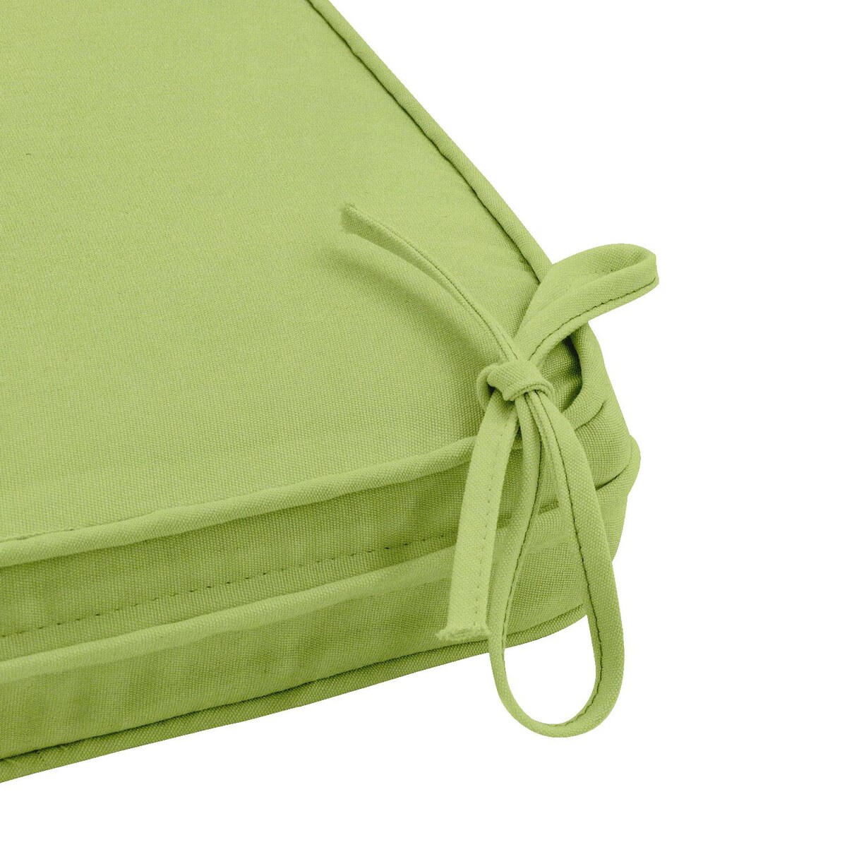 Sunbrella Canvas Ginkgo Large Outdoor Replacement Bench Cushion W/ Piping By Signature