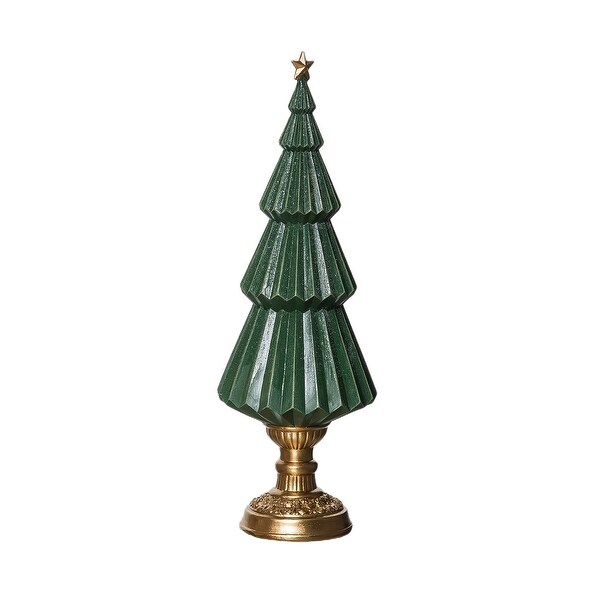 Transpac Resin 15 in. Holiday Regal Tree Figurine