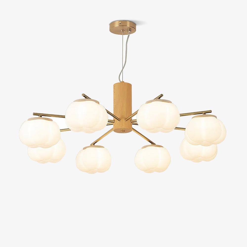 Cotton Balls Chandelier