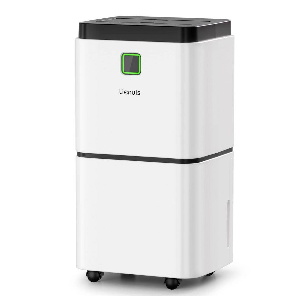 Zeus  Ruta 25 pt. 1500 sq. ft. Bucketless Home Dehumidifier in. White with Drain Hose and Water Tank COHOME45963