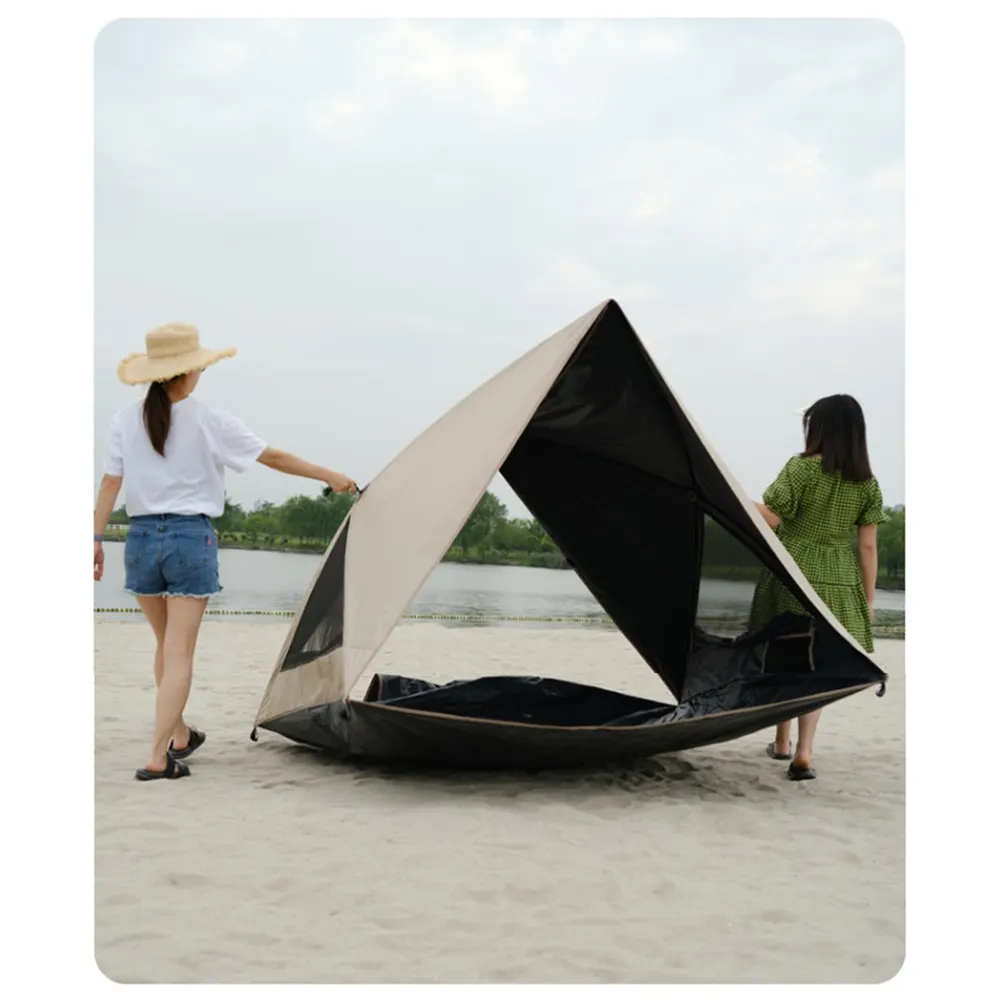 Beach Tent Portable Sunshade 2 3 Person Waterproof Camping Tent Outdoor Travel Hiking Easy Camping Tent