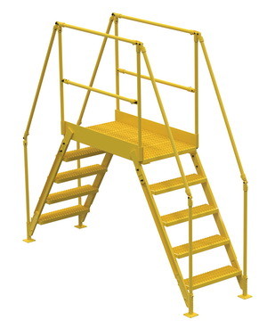 Vestil COL 5 46 33 cross over ladder 5 step 48 h 3...