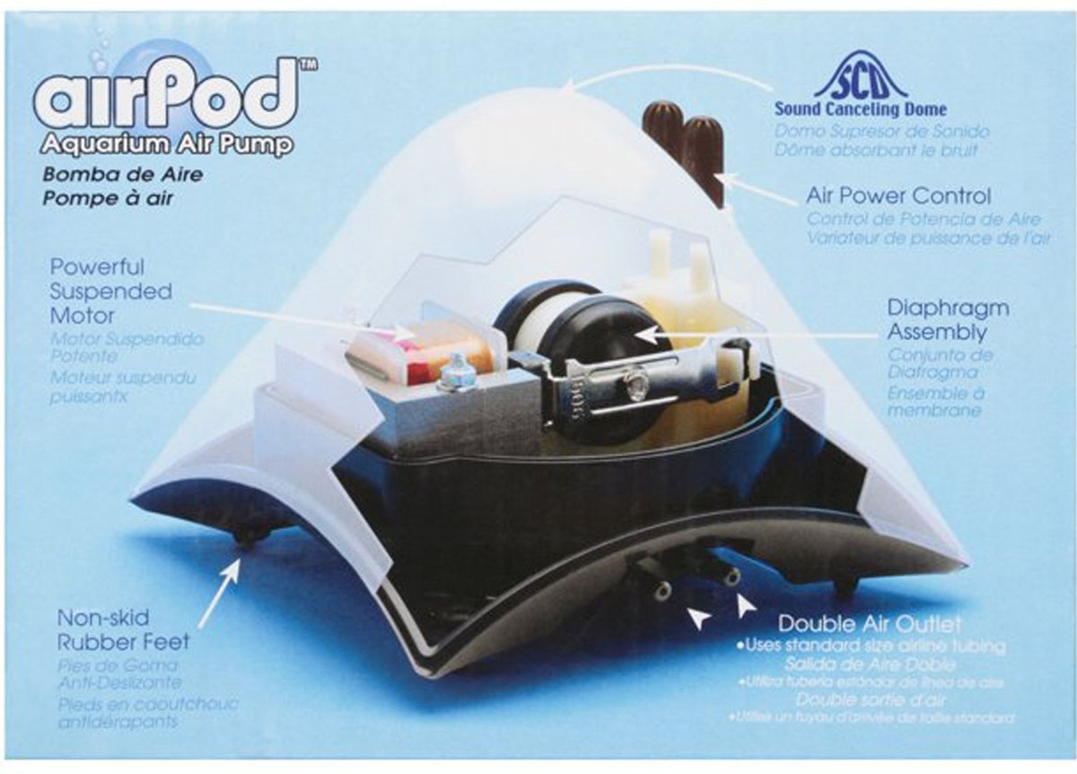 Penn-Plax Air-Pod Aquarium Air Pump