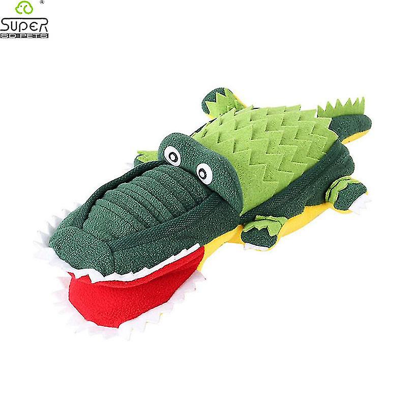 Dog Snuffle Mat Crocodile Shape Pet Slow Feeding Pad Pet Sniffing Mat Dog Training Toys Pet Release Stress Toys Dog Accessories