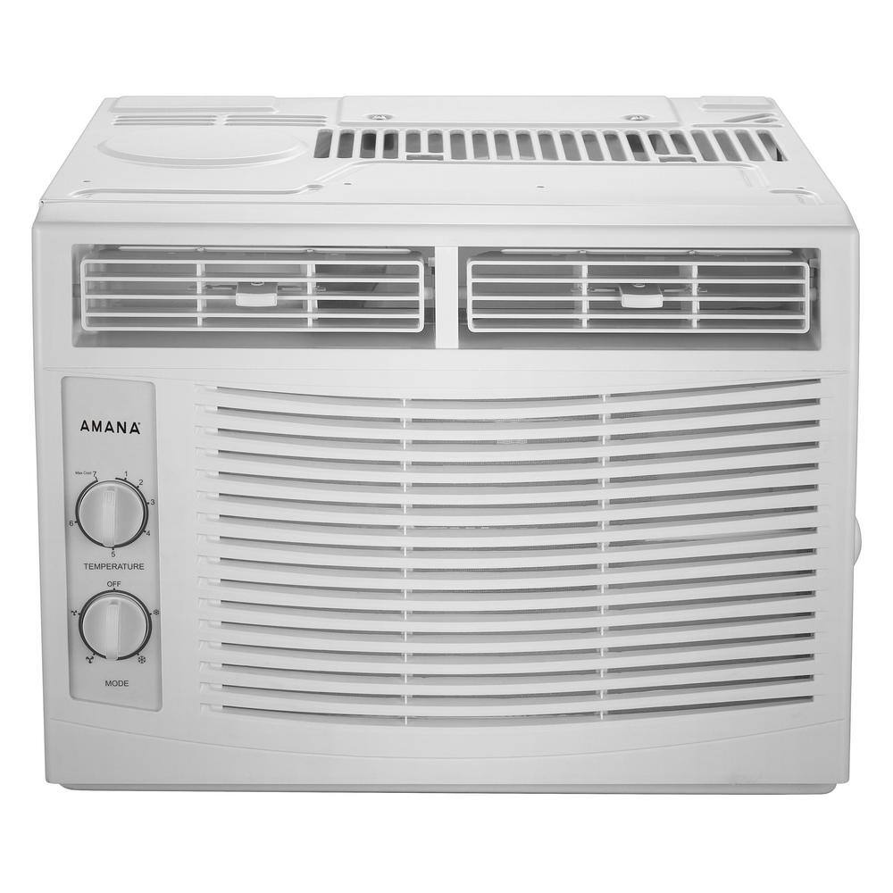 Amana 5000 BTU 115-Volt Window-Mounted Air Conditioner with Mechanical Controls AMAP050DW