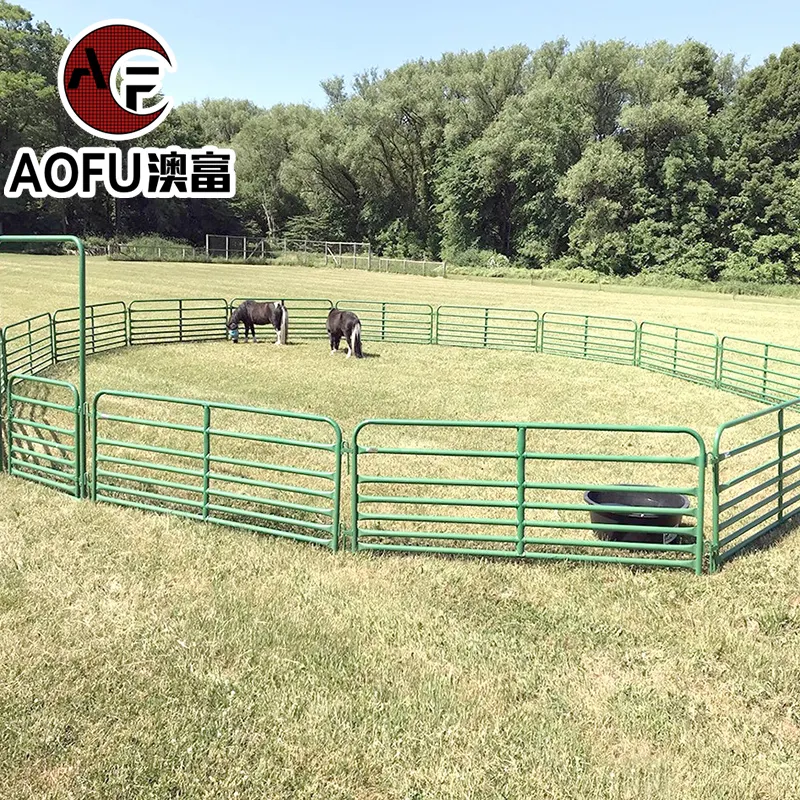 Hot Sale high tensile Grassland fencing hot wire livestock fence building panel supplies metal gate steel cable livestock fence