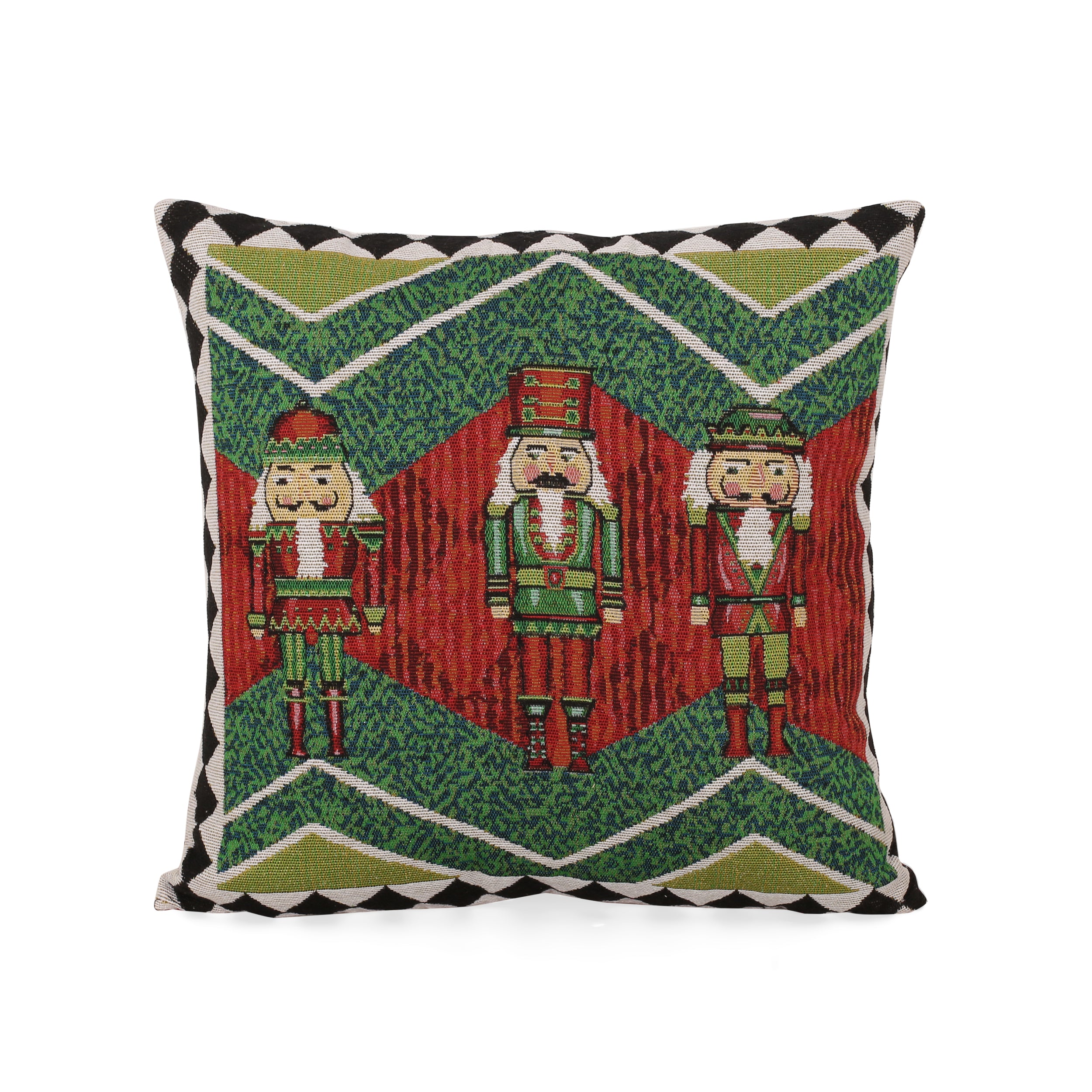 Bayou Modern Fabric Christmas Throw Pillow