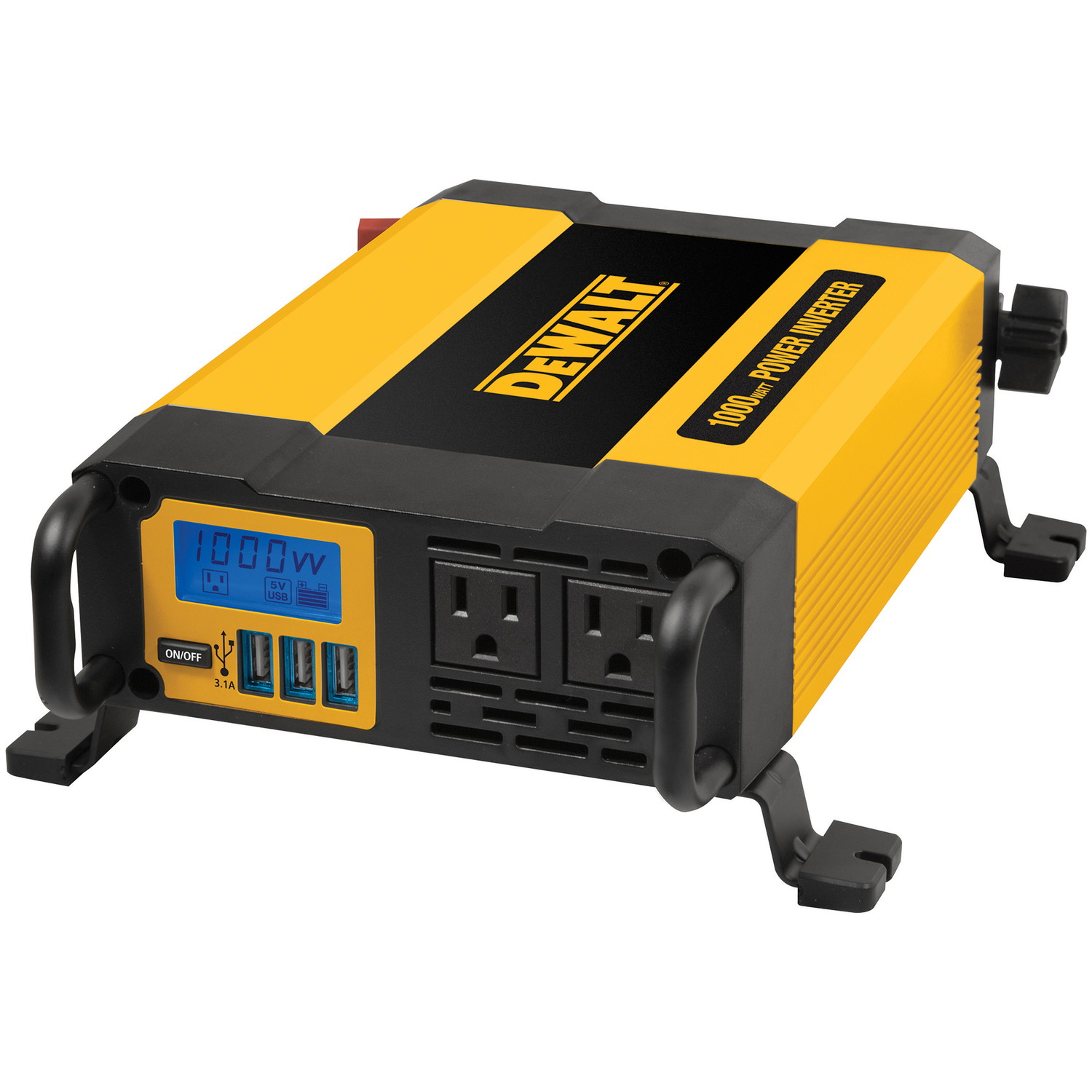 DEWALT DXAEPI1000 Professional 1，000-Watt Digital Power Inverter， DXAEPI1000