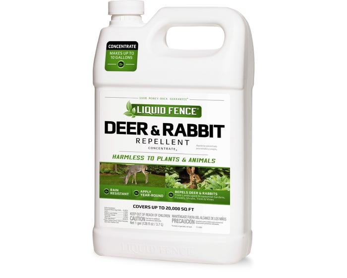 Liquid Fence Deer and Rabbit Concentrate， 1 Gallon - HG 70111