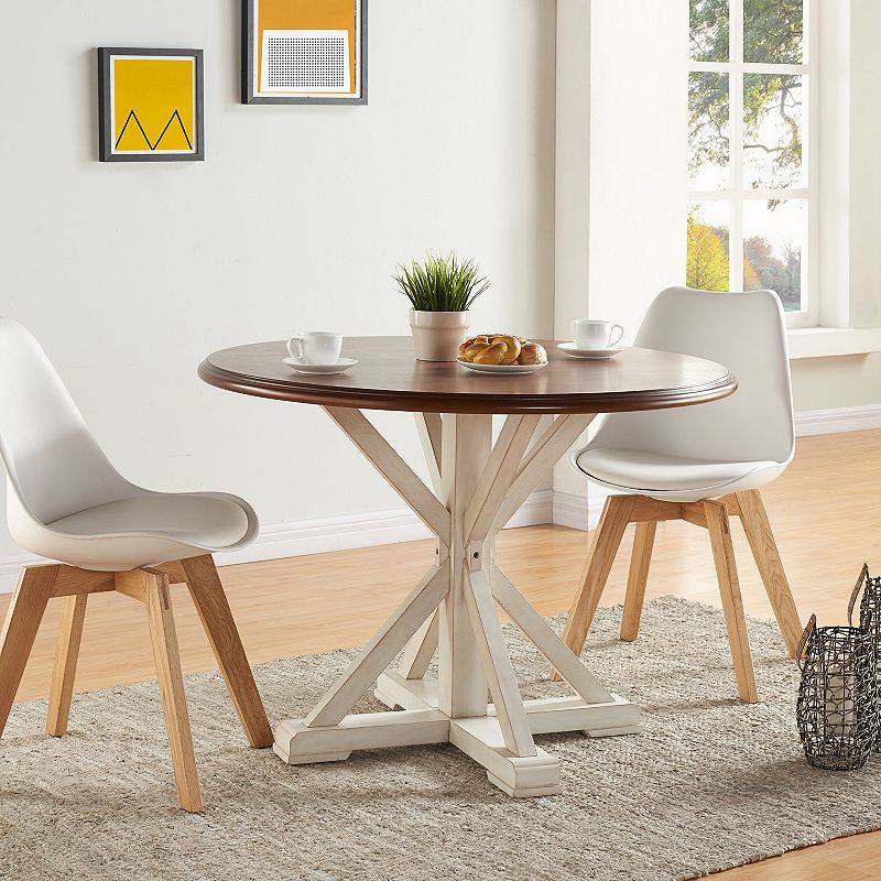 Southern Enterprises Barrisdale Farmhouse Dining Table