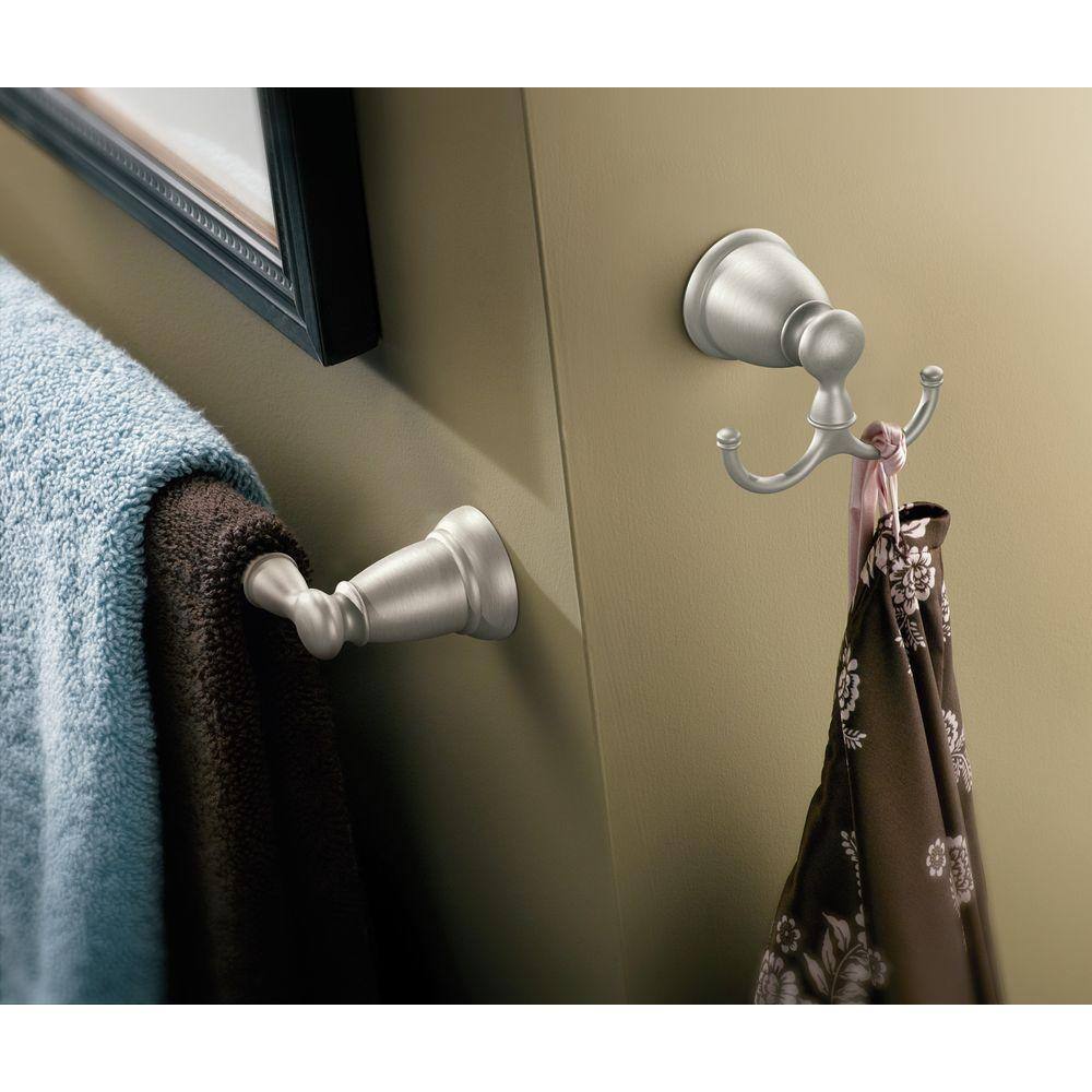 MOEN Banbury 24 in. Towel Bar in Spot Resist Brushed Nickel Y2624BN