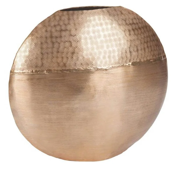 Classic Finished Gold Finishing Metal Planter Home Indoor Outdoor Garden Usage  Metal Planter