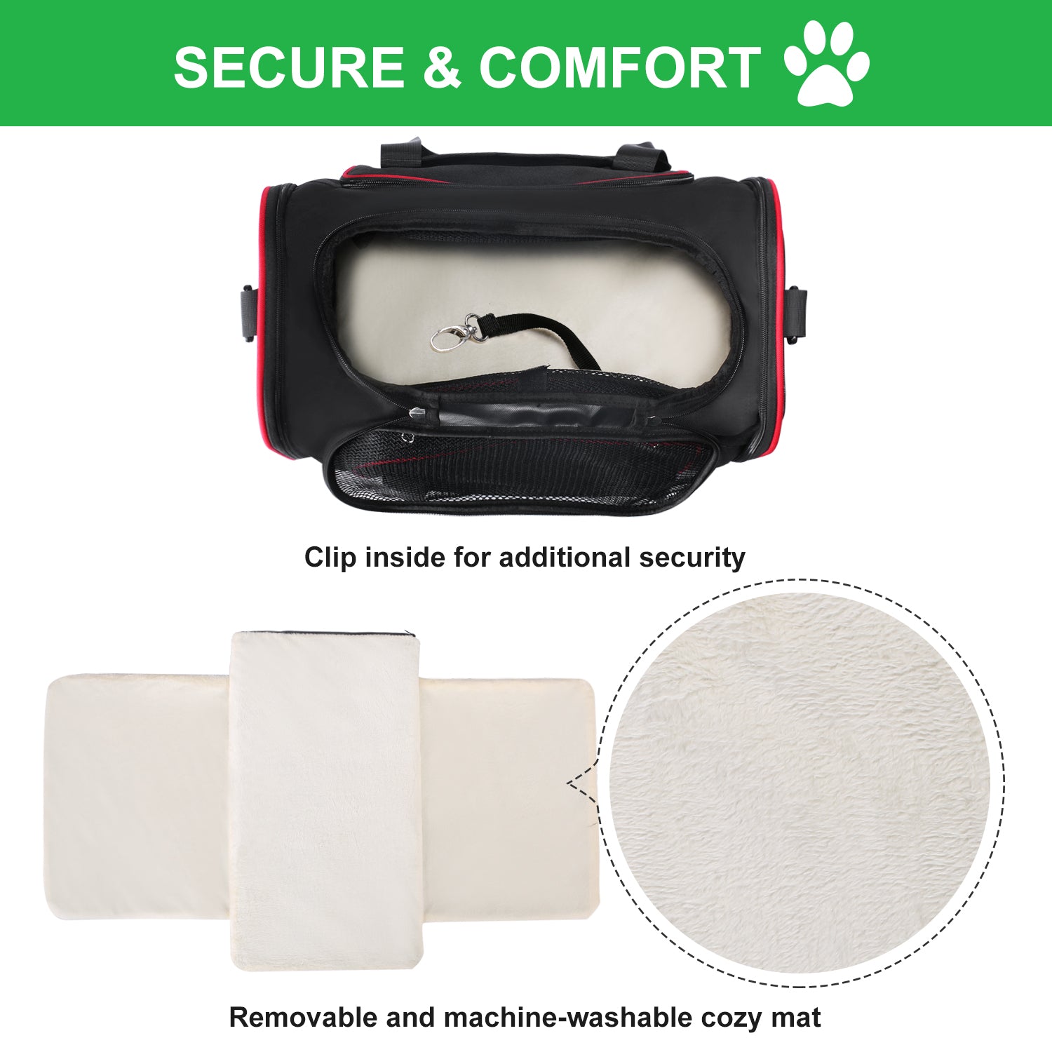 TSA Airline Approved Soft Sided Pet Carrier， 2-Way Expandable Collapsible Cat Carrier Dog Travel Carrier for Small Middle Cats Dogs Puppy