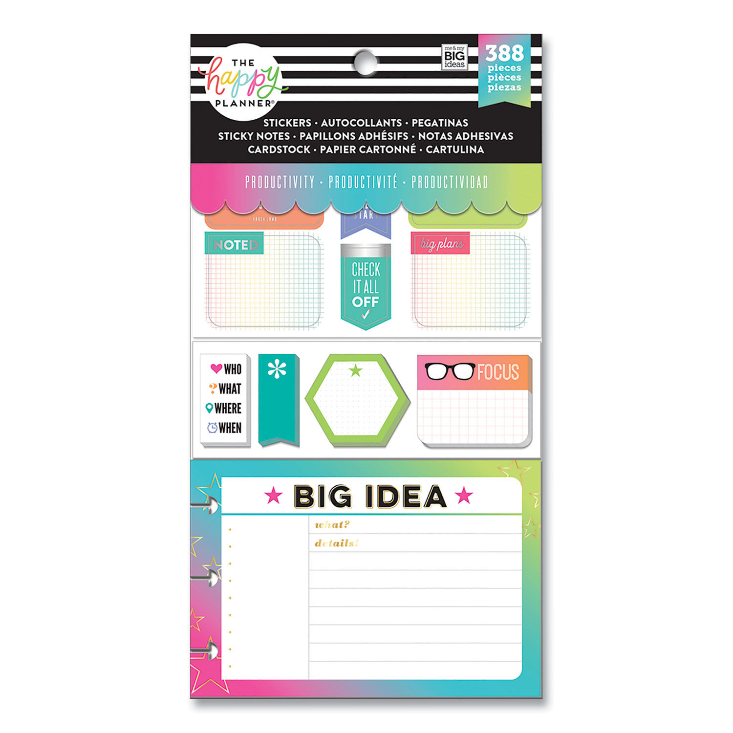 Productivity Multi Accessory Pack by The Happy Plannerandreg; THLPLMP02