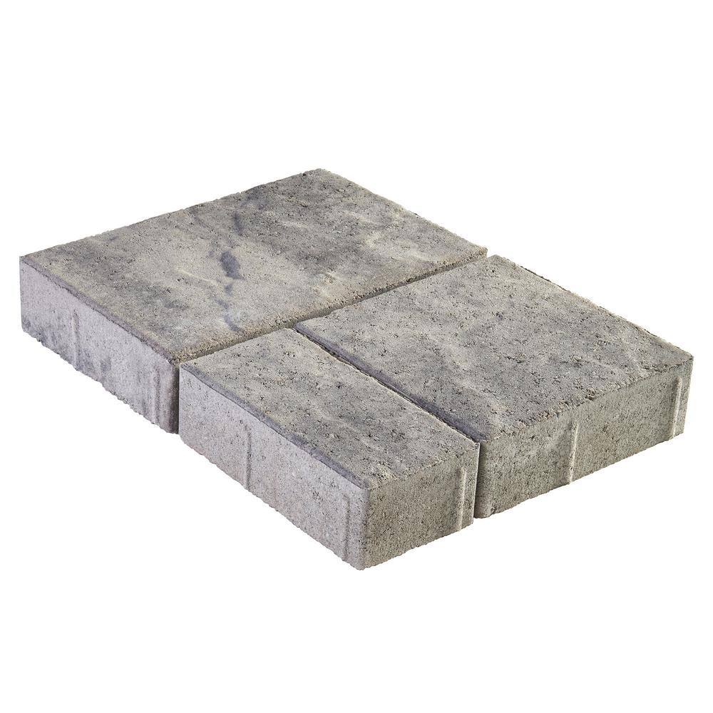 Pavestone Panorama Demi 3-pc 7.75 in. x 7.75 in. x 2.25 in. Granite Blend Concrete Paver (240 Pcs.  103 Sq. ft.  Pallet) 36757