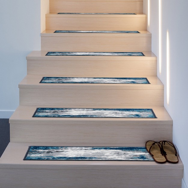 World Rug Gallery Abstract Non slip Stair Treads