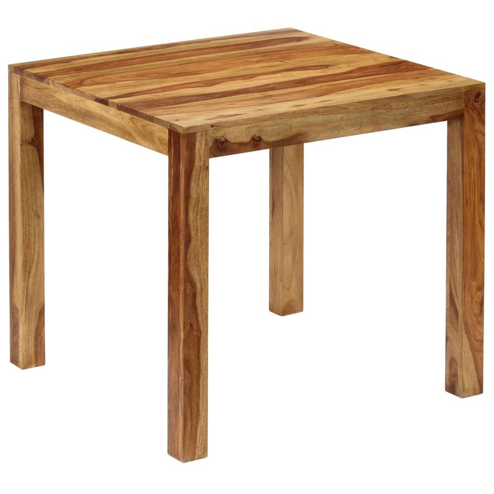 vidaXL Dining Table Solid Sheesham Wood 32.2\