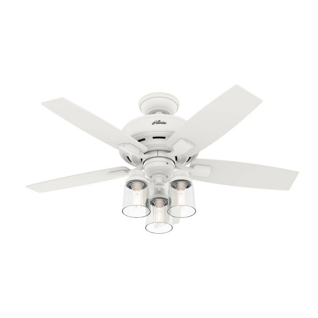 Bennett Ceiling Fan With Remote includes Led Light Bulb Hunter Fan