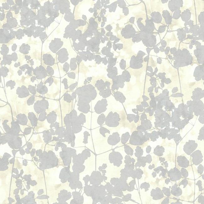 Sample Pressed Leaves Wallpaper in Cream from the Botanical Dreams Collection