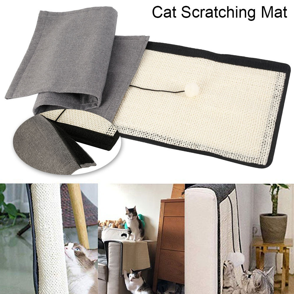 Willstar 2pcs/1pc Natural Sisal Cat Anti-Scratching Mat Sofa Protector Cover Furnitures Scratch Guard Mat Anti-stress Couch Protect Pads