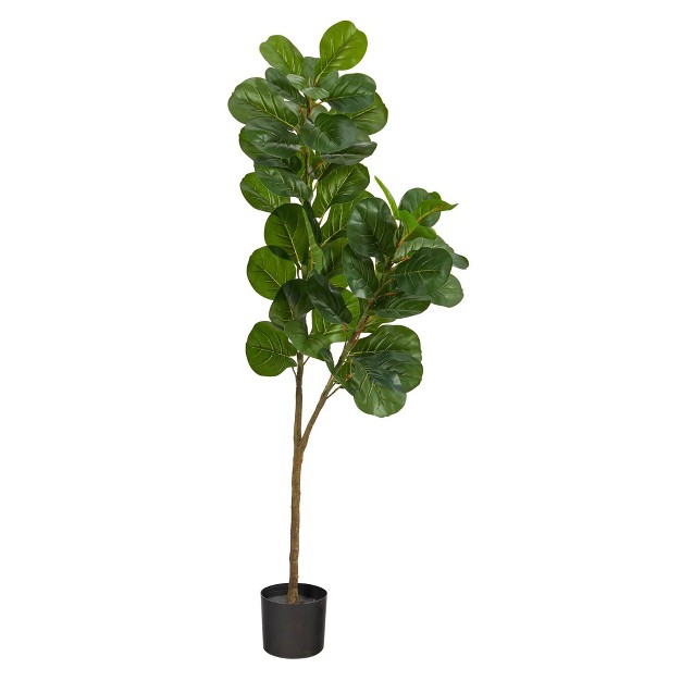 Nearly Natural 5.5’ Fiddle Leaf Fig Artificial Tree