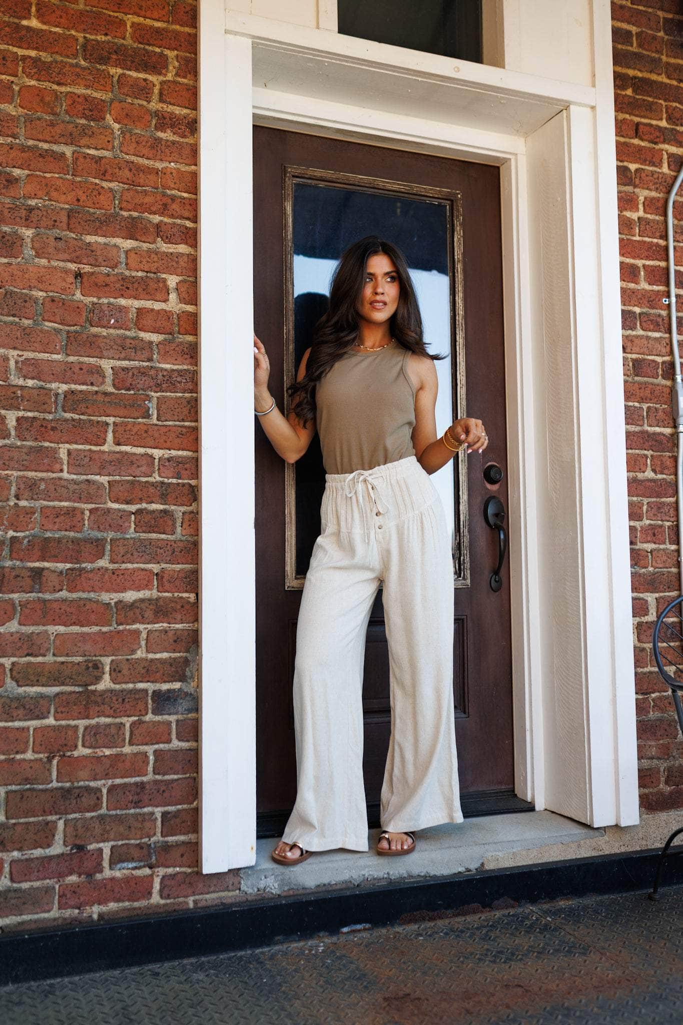 Light Breeze Linen Pants