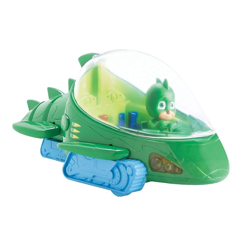 PJ Masks pyjamasheroes Deluxe vehicle + figure Gecko + Geckobil 28cm