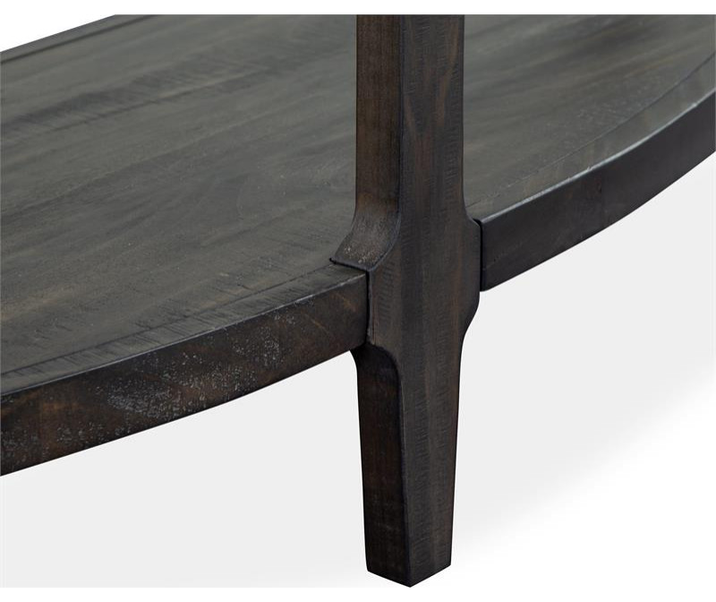 Magnussen T5263 Boswell Demilune Sofa Table   Transitional   Console Tables   by Homesquare  Houzz