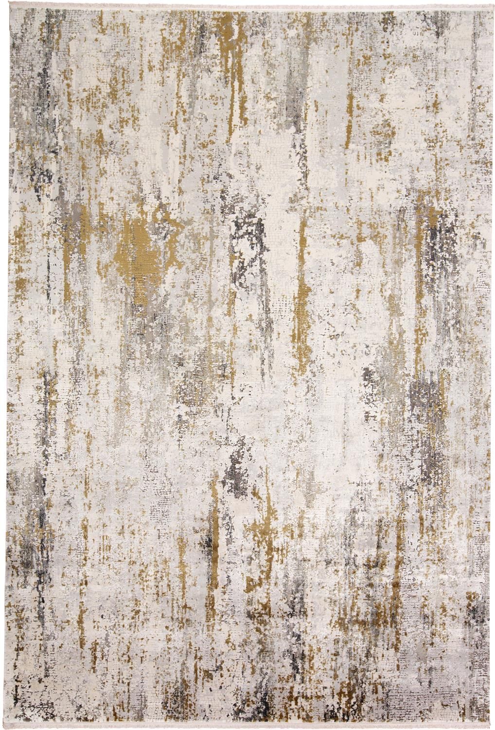 Lindstra Ivory and Gray Rug by BD Fine