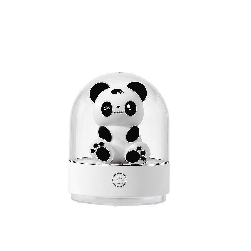 Children Baby Panda Led Night Light With Usb Charging And Color Changing Children's Room (white)