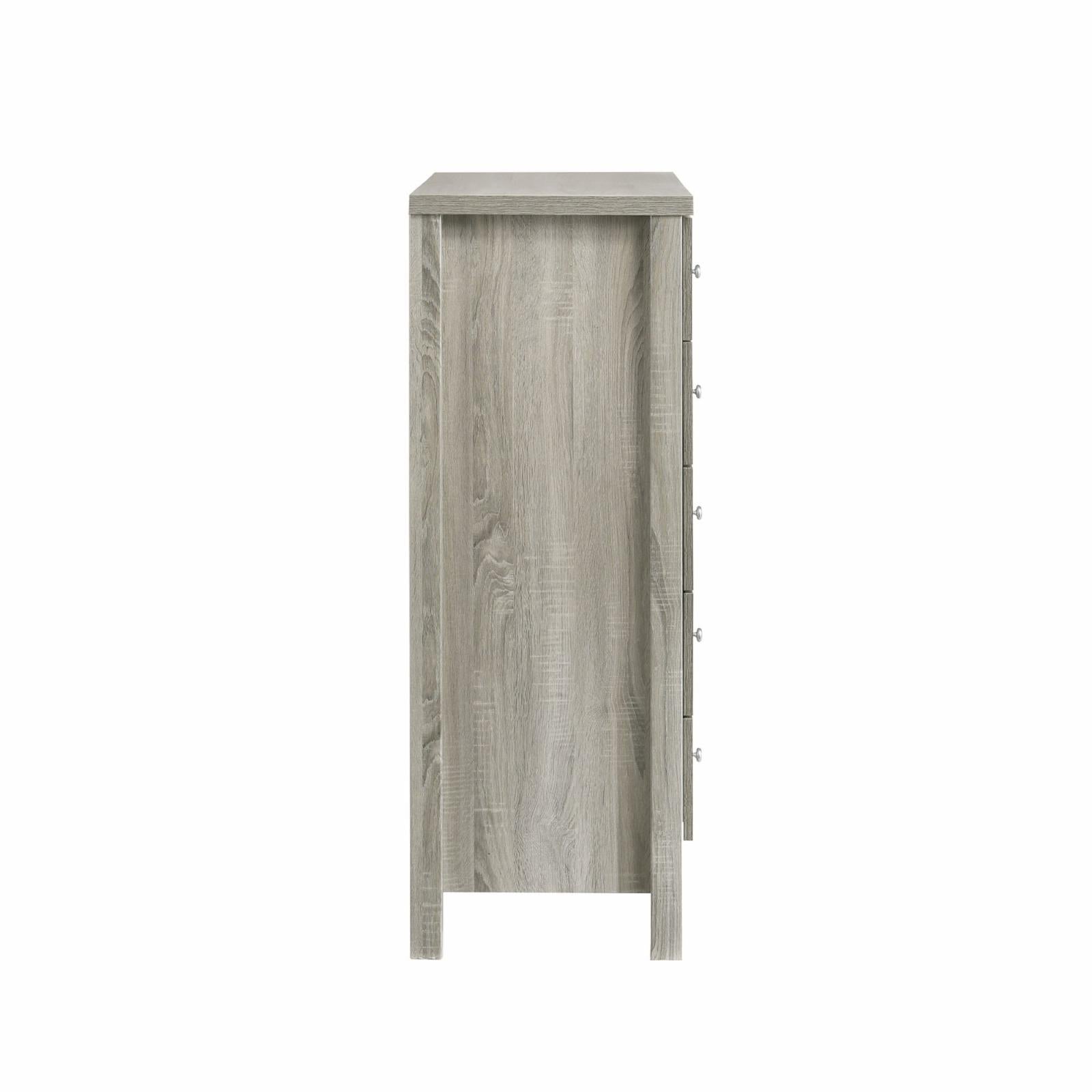 Picket House Furnishings Cian 5-Drawer Chest in Grey