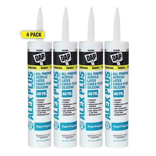 DAP Alex Plus Clear 10.1oz (4-Pack) 7079818072