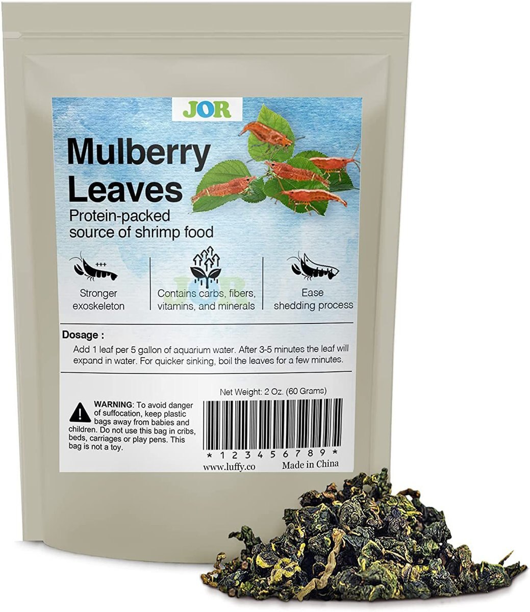 SunGrow Mulberry Leaves Shrimp Food