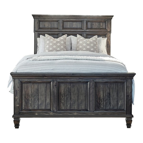 Serra Weathered Burnished Brown 2-piece Bedroom Set with Chest - - 35181621