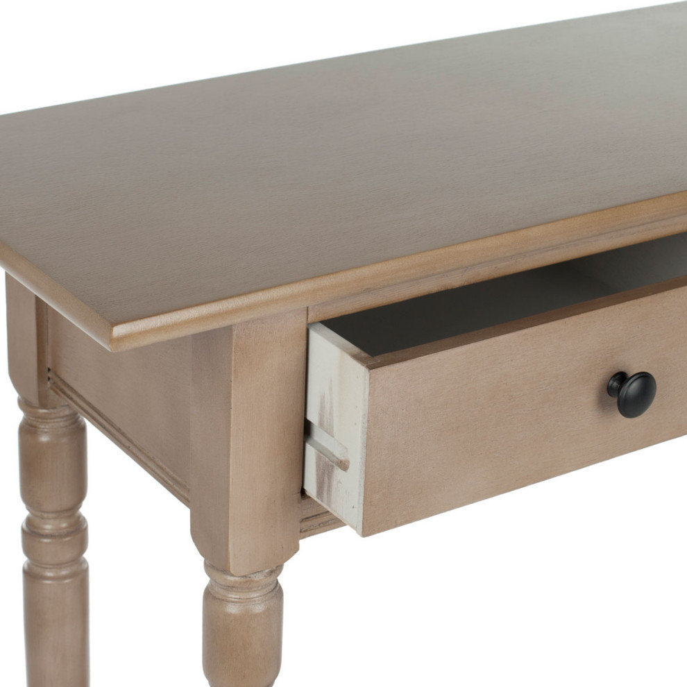 Vada 2 Drawer Console  Vintage Gray   Traditional   Console Tables   by Rustic Home Furniture Deco  Houzz