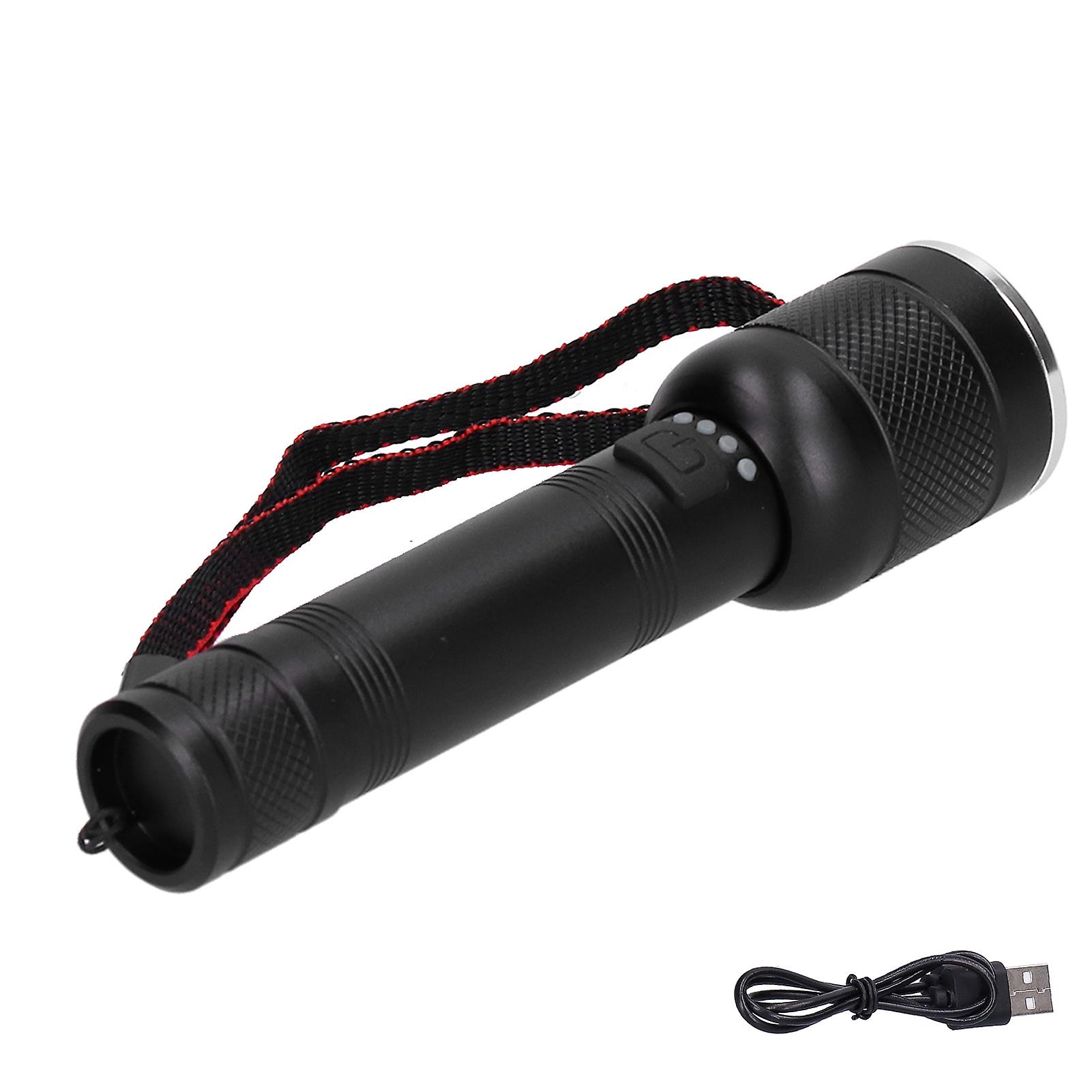 Flashlight Usb Rechargeable 2000lm Waterproof Flashlight For Outdoor Adventure Hiking Camping Household Emergency