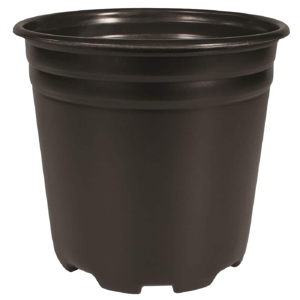 Trade 1 Gal. (2.9 Qt.) Black Thermoformed Nursery Pot TFR001G0G18