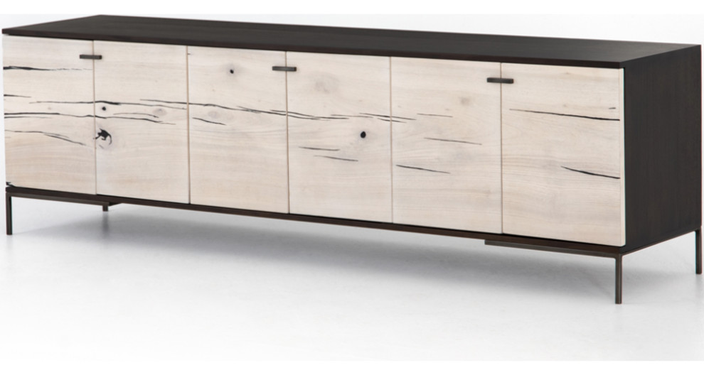 Clarissa Media Console   Industrial   Entertainment Centers And Tv Stands   by Marco Polo Imports  Houzz