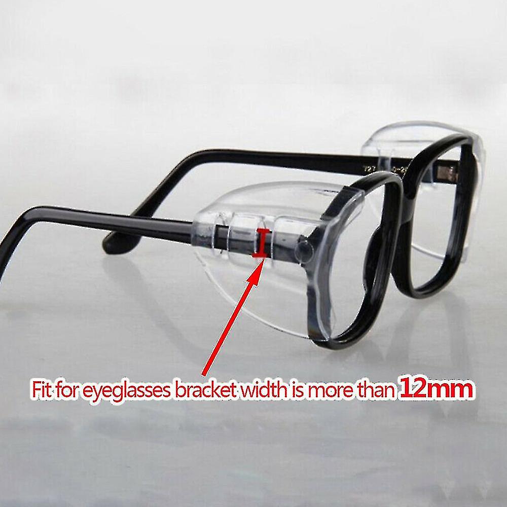 Miman Side Shields For Eyeglasses Slip On Safety Glasses Shield Universal