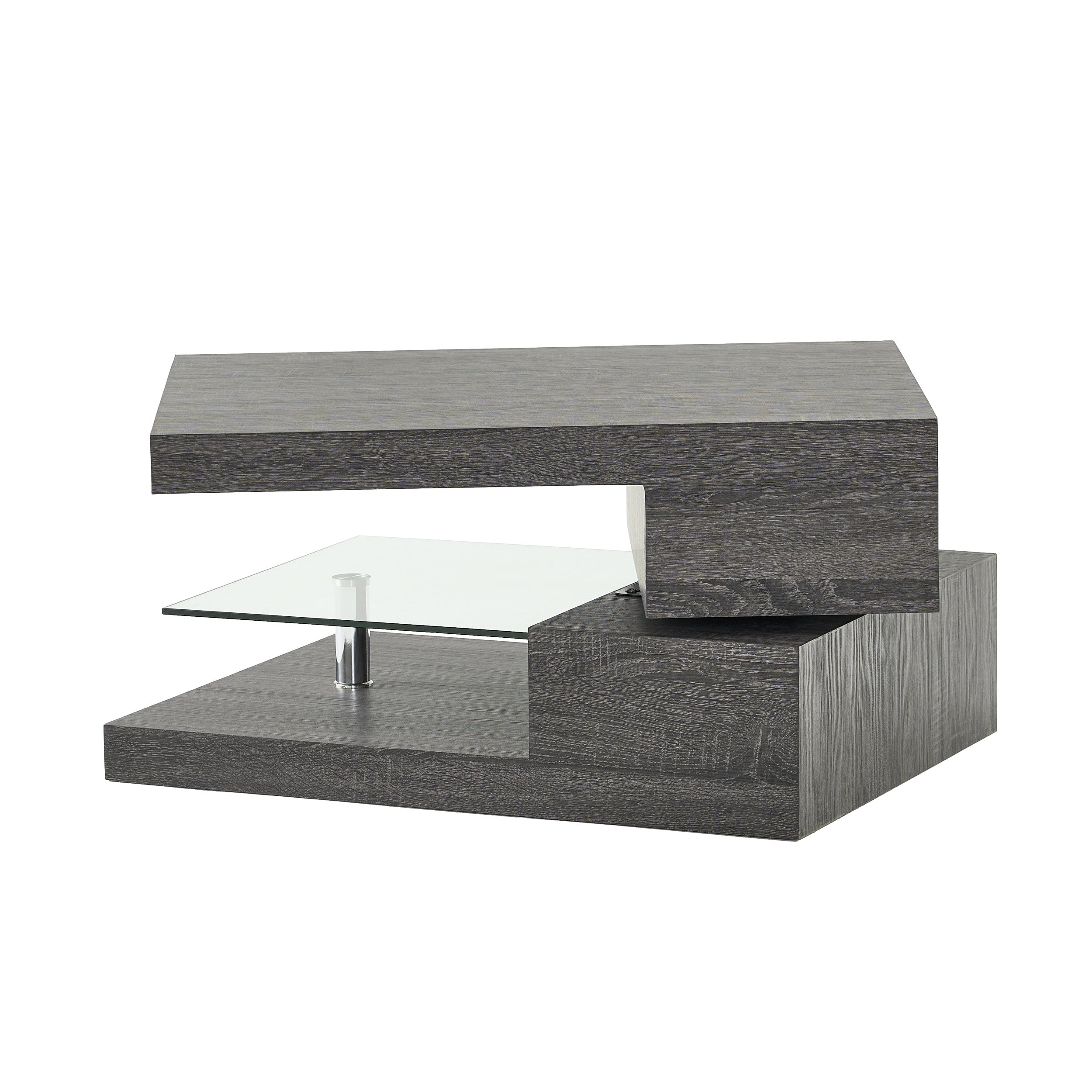 Bushwick Rectangular Rotating Wood Coffee Table