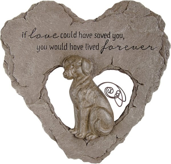 Carson Industries Forever Dog Memorial Garden Stone